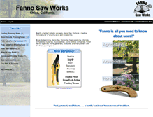 Tablet Screenshot of fannosaw.com
